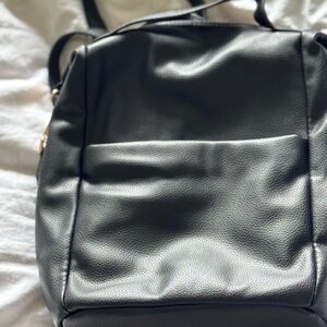 A New Day Black Backpack with Structured Design
